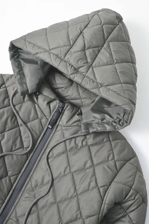 Polo Republica Men's Hooded Quilted Puffer Jacket