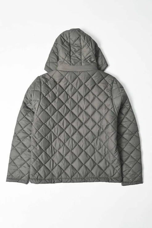 Polo Republica Men's Hooded Quilted Puffer Jacket