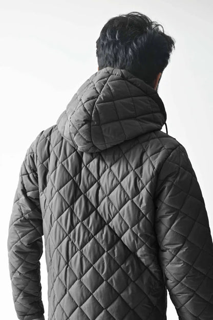 Polo Republica Men's Hooded Quilted Puffer Jacket