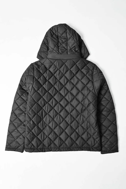 Polo Republica Men's Hooded Quilted Puffer Jacket