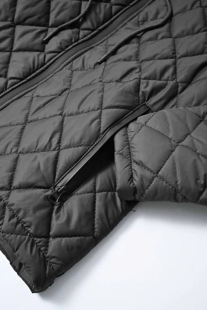 Polo Republica Men's Hooded Quilted Puffer Jacket